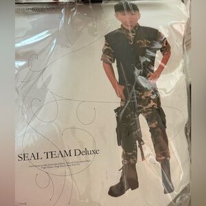 Seal team deluxe child costumes